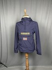 Napapijri Rainforest Men s Blue Anorak Windbreaker Jacket Size M