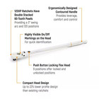 3 8 In  Drive 120xp Locking Flex Head Ratchet 13 5 In 