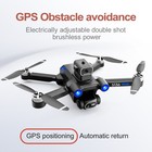 Drones Quadcopter 4k Gps Drone Hd Camera Wifi Fpv Obstacle Avoidance Rc 2battery