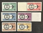Travelstamps  Canal Zone Airmail Stamps Scott  c42-c47 Mint Mnh Og