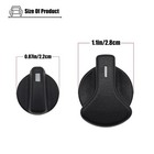 2pcs Ac Heater Control Knobs Compatible With Ford E-150 E-250 E-350 E-450 E-550