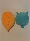 Squishmallows Winston The Owl And Orange Dinosaur 8    Plush - Read Description