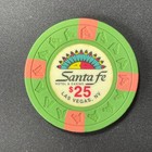 Santa Fe Las Vegas Nevada  25 Casino Chip 1991 Obsolete Gaming Token Poker Chip