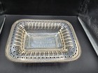 Pair Of Vintage Ellis   Barker Silverplate Pierced Pedestal Dishes England