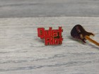 2x Vintage Quiet Riot Enamel Hat Pin Guitar Rock