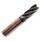 5pcs 4 Flute Solid Carbide 1 2  X 1-1 4  X 3  Roughing End Mills -alcrsin Coated
