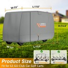 420d Golf Cart Cover 6 4 2 Passenger For Ezgo  Club Car  Yamaha Golf Carts Us