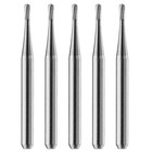 Dental Carbide Burs Fg 330 Friction Grip Pear Tungsten Carbides High Speed