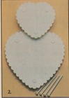 New Vintage Wilton Heart Scalloped Seperator Plate Set   301-9728