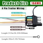 4 Pin 5 Wire 26ft 16awg Trailer Wiring Harness With Jacketed Cable   trailer Con