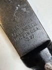 Vintage Wwii Legitimus Collins   Co No  37 Machete   Aaf Scabbard Paper Label