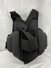Ata Child Med Padded Vest Taekwondo Martial Arts Black Sparring Chest Protect