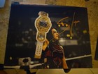 Stephanie Vaquer Signed 11x14 Large Photo Sexy Wwe Wwf