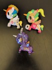 Tokidoki Collectible Blind Box Unicorn Lot Of 3 - Zodiac Libra Soccer Rainbow 
