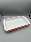 Vintage Pyrex Flamingo Pink 2 Qt Rectangle Lasagna Casserole Baking Dish 232