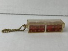 Vintage Crisloid Cheater Trick Dice 4 Red Bakelite Dice 2 Trick 2 Reg With Case