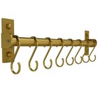 Kitchen Utensil Holder Hanger  Pot And Pan Rack Wall Mounted  Kitchen 1 Gold