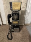 Vintage Automatic Electric Company Black Rotary Antique Pay Phone