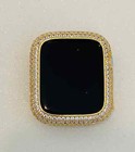 49mm Ultra Apple Watch Cover Gold Lab Diamond Bling Case 38mm-46mm Series 10