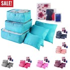 9pcs Clothes Storage Bags Waterproof Packing Cube Travel Luggage Organizer Pouch