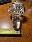 Heavy Clear Crystal Glass Bottle Decanter Stopper-  c24