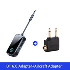 Bluetooth 6 0 Aux Audio Transmitter Receiver 2 In 1 Wireless Adapter 3 5mm