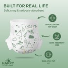 Happy Little Camper Super Saver Diapers  Size 4  100 Count