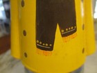 Vintage Wooden German Man  Yellow Rain Jacket Smoking Incense Smoker