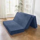 6   Tri-fold Mattress fold Sofa Bed With Washable Cover For Small Space