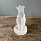 Vtg Lalique France Frosted Glass Chrysis Nude Female Art Deco Figurine  11809