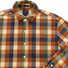J crew Men   s Large Classic Flannel Plaid Button Down Shirt 100  Cotton