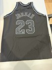 Michael Jordan Black Jersey Signed    hof 2009     Upper Deck Coa Rare Mitchell Ness