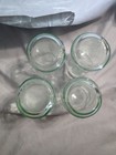 Set Of 4 Coca-cola Can Glasses Unused Mint Condition Green Tint 5    Toe Socks