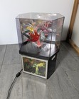 Vintage Mcm Fiber Optic Flower Motion Lamp Light Waterfall Color Changing Retro