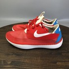 Nike Solarsoft Moccasin Shoes Mens Size 7 Red Sneakers 555301-614