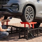 Hydraulic Car Ramps 2 Pack 5 Ton 12000lbs Steel For Oil Changes Car Lift Ramp
