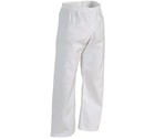 Karate Uniform Pants Only     Lightweight 8oz   White   Black   All Sizes