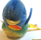 Steiff vintage  lora  Blue Bird 033179 germany card pamphlet  Tag button 2 1 2 