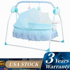 Rocking Baby Newborn Bassinet Infant Crib Cradle Bed Side Nursery Furniture Kit