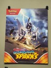 Pokemon Surging Sparks Official Promo Double-sided Poster Retail Sign 17x22 New