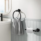 Forious Toilet Paper Holder And Towel Ring Set  Bathroom Accessories Set   Matte