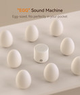 Portable Travel White Noise Machine For Sleep  Features Powerful Battery  Egg-si