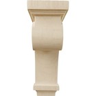 Cor03x05x09scrw Scroll Wood Corbels 3 1 4 w X 5 d X 9 h Rubberwood
