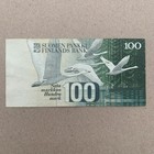 Finland 1986 Litt  A 100 Markka Banknote Finnish Currency Paper Money