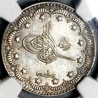 1909 Ngc Unc Bursa Turkey 5 Kurush Mint Visit Silver 1327  1 Coin  22031801d 