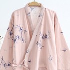 Japanese Retro Yukata Pajamas Kimono Khan Steamed Bathrobe Nightwear Loungewear