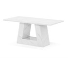 Mesa Comedor Mesa De Madera Para 4-6 Personas Moderna Faux Marble Dining Table