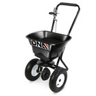 80lb Walk-behind Broadcast Spreader 36kg 29l  Garden Seeder With Wheels