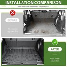 Trunk Mat For 2018-2026 Jeep Wrangler Jl Unlimited 4x4 4 Door Rear Cargo Mat    
