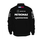 Mercedes Amg Petronas F1 Black Racing Lightweight Bomber Jacket 2024